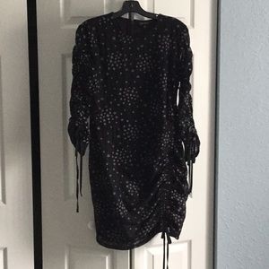 Topshop star ruched dress size 10